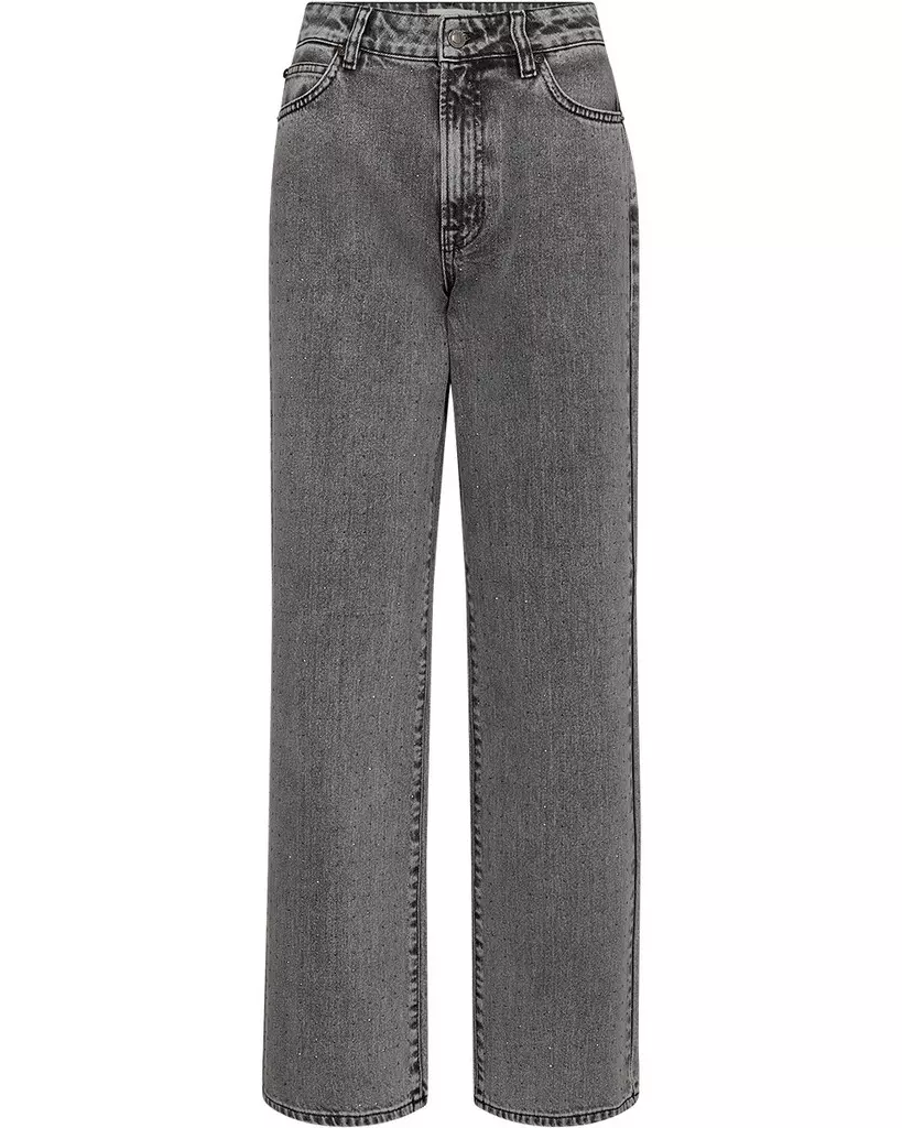 Mia Stud Jeans Faded Grey - Ivy Copenhagen