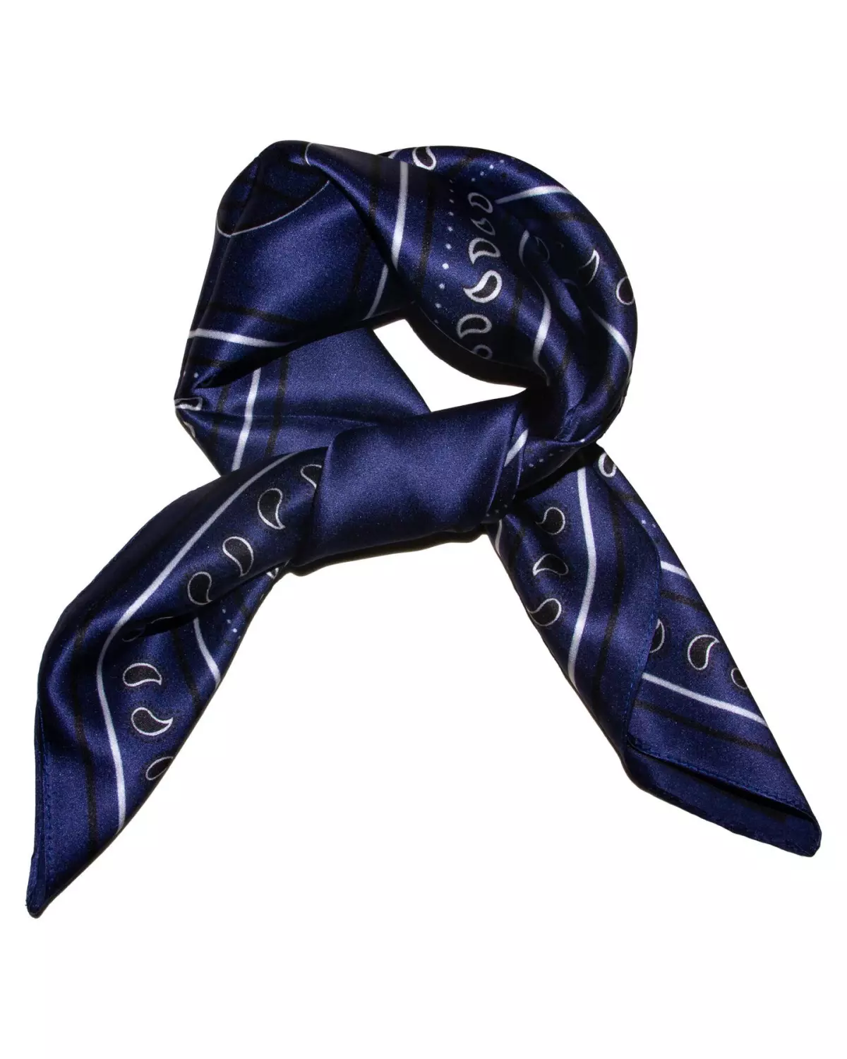 Silkeskjerf Navy  - Intex