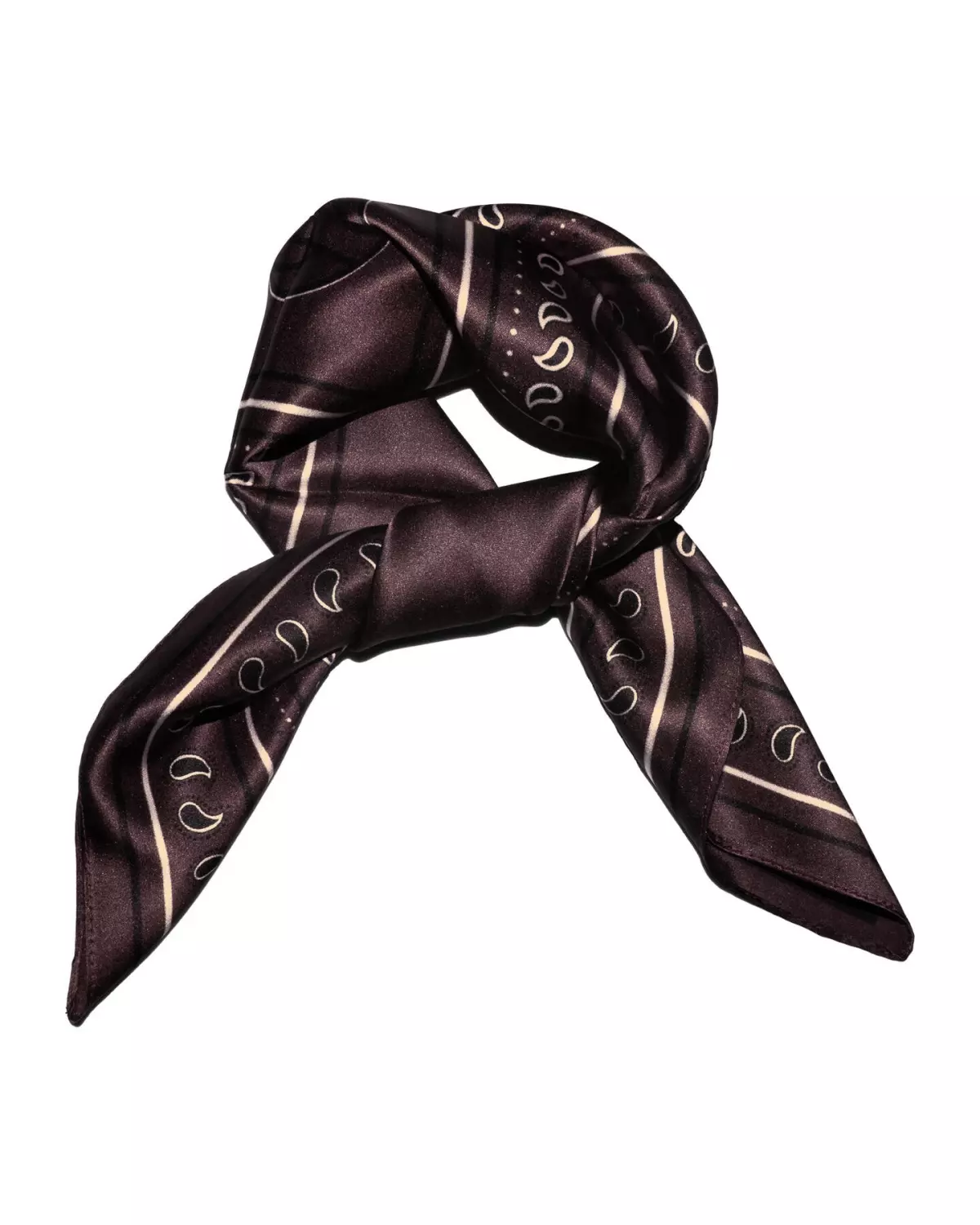 Silkeskjerf Brun - Intex