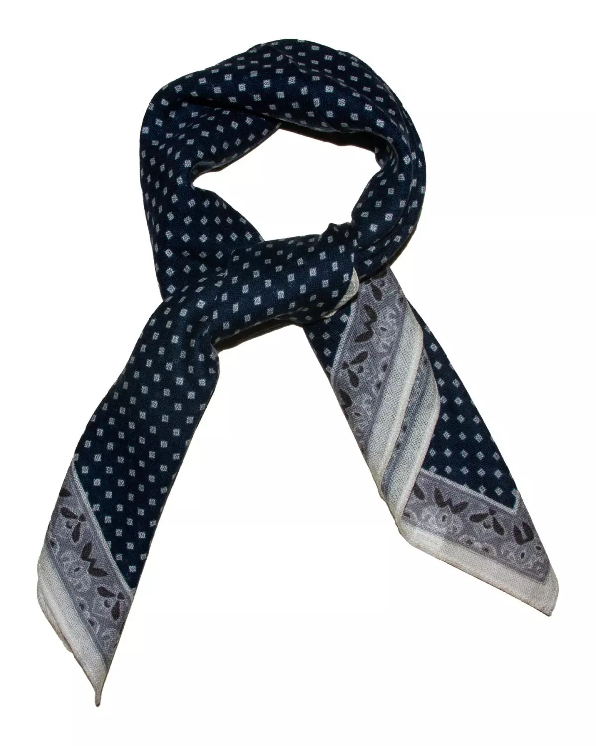 Skjerf Ull Navy - Intex