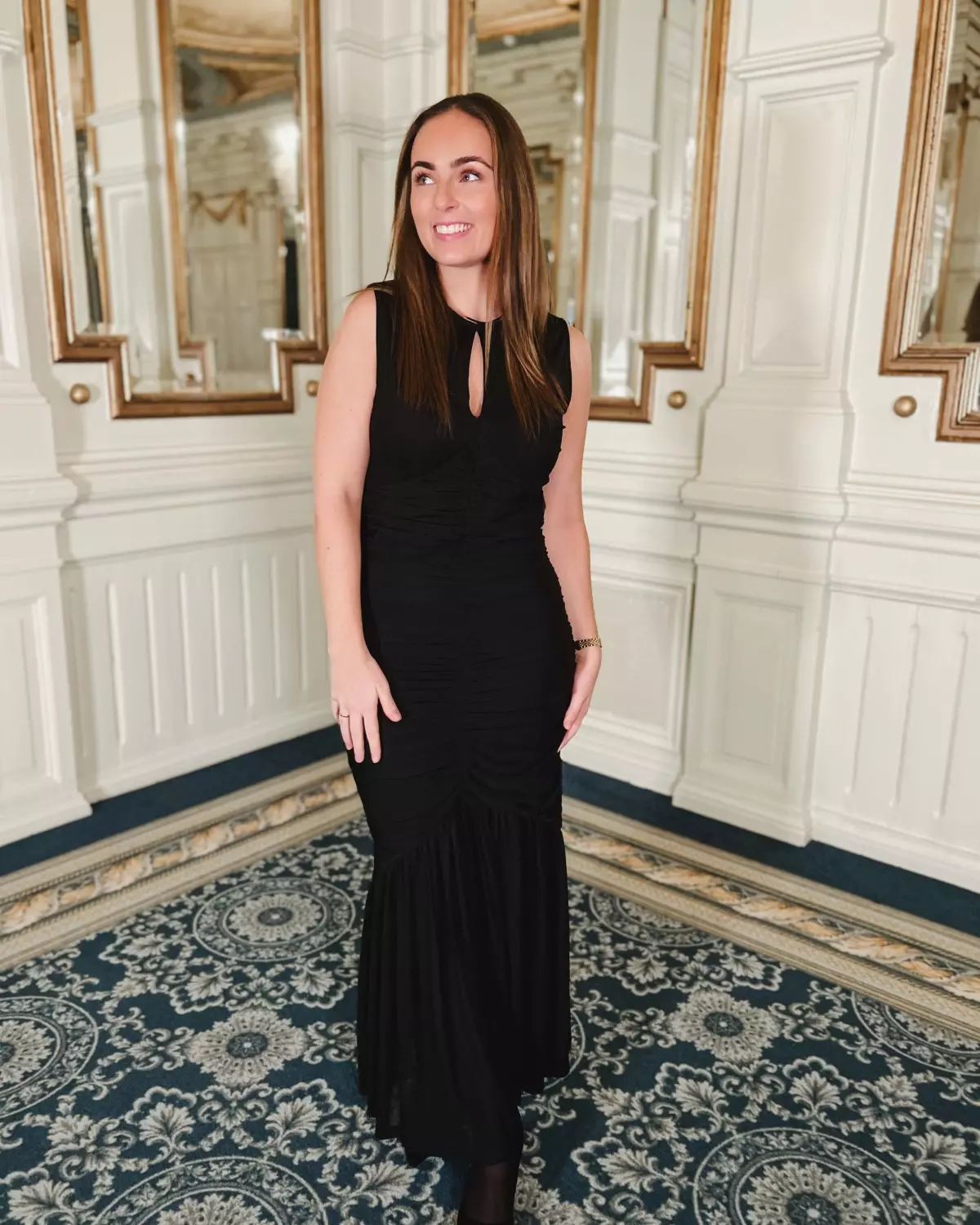 Markeni Mesh Dress Black - Neo Noir