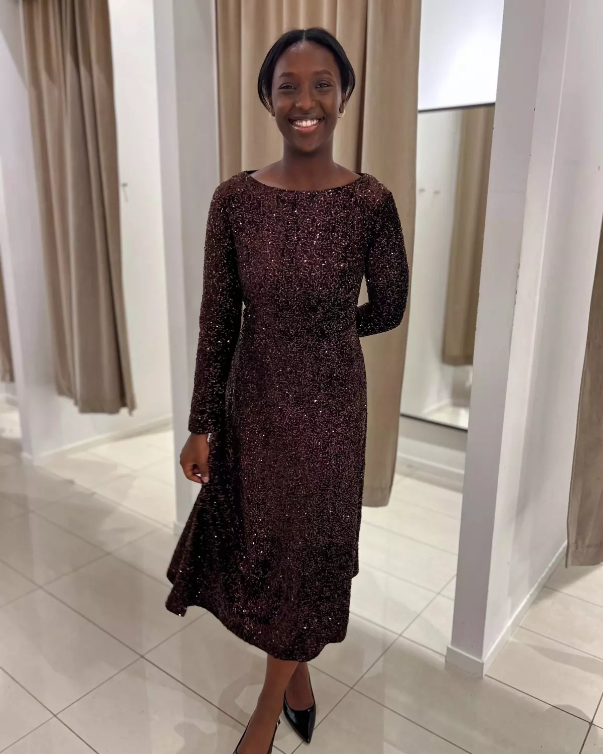 Edith Dress Choco - From Paris With Love