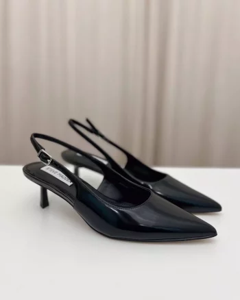 Korra Leather Heels Black - Steve Madden