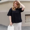 Tima SS Tee Black - Gestuz