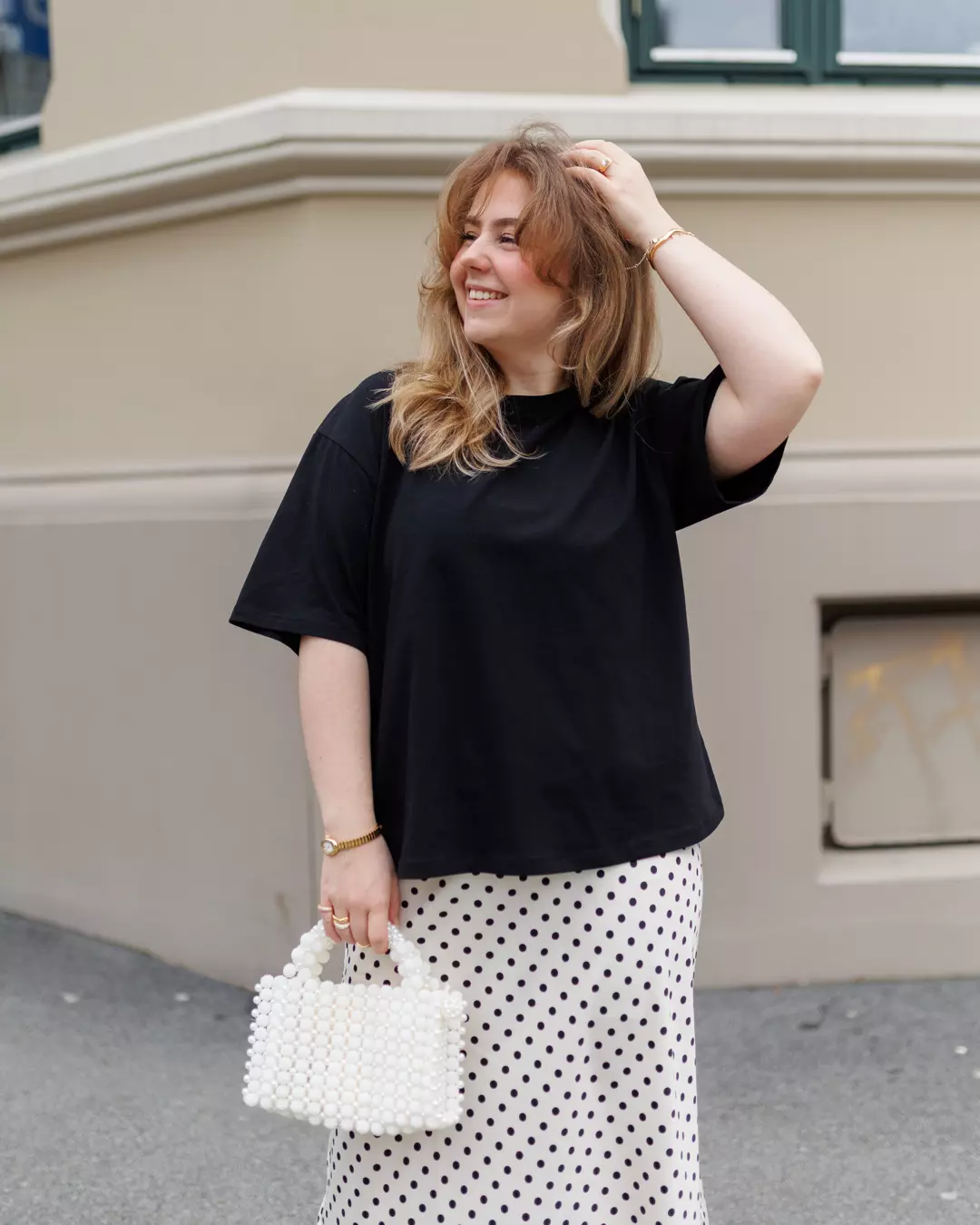 Tima SS Tee Black - Gestuz