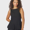 Agape Structure Tie Top Black - Neo Noir