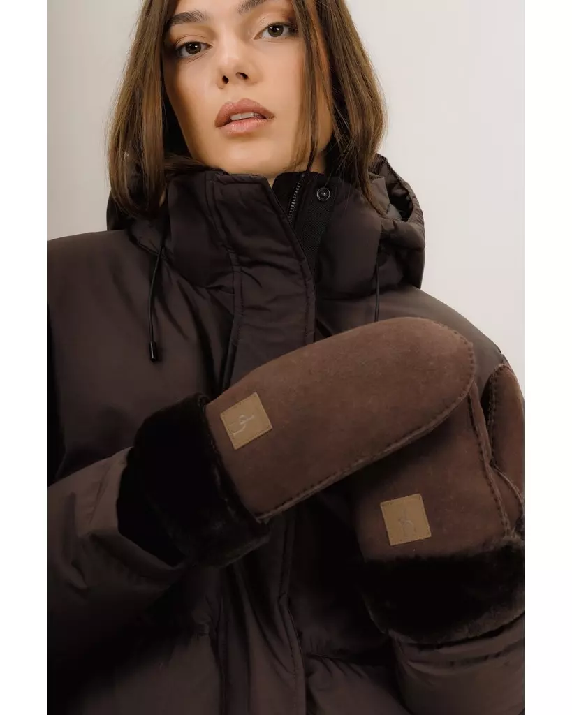Puglia Mittens Chocolate Brown - Urban Pioneers