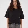 Tima SS Tee Black - Gestuz