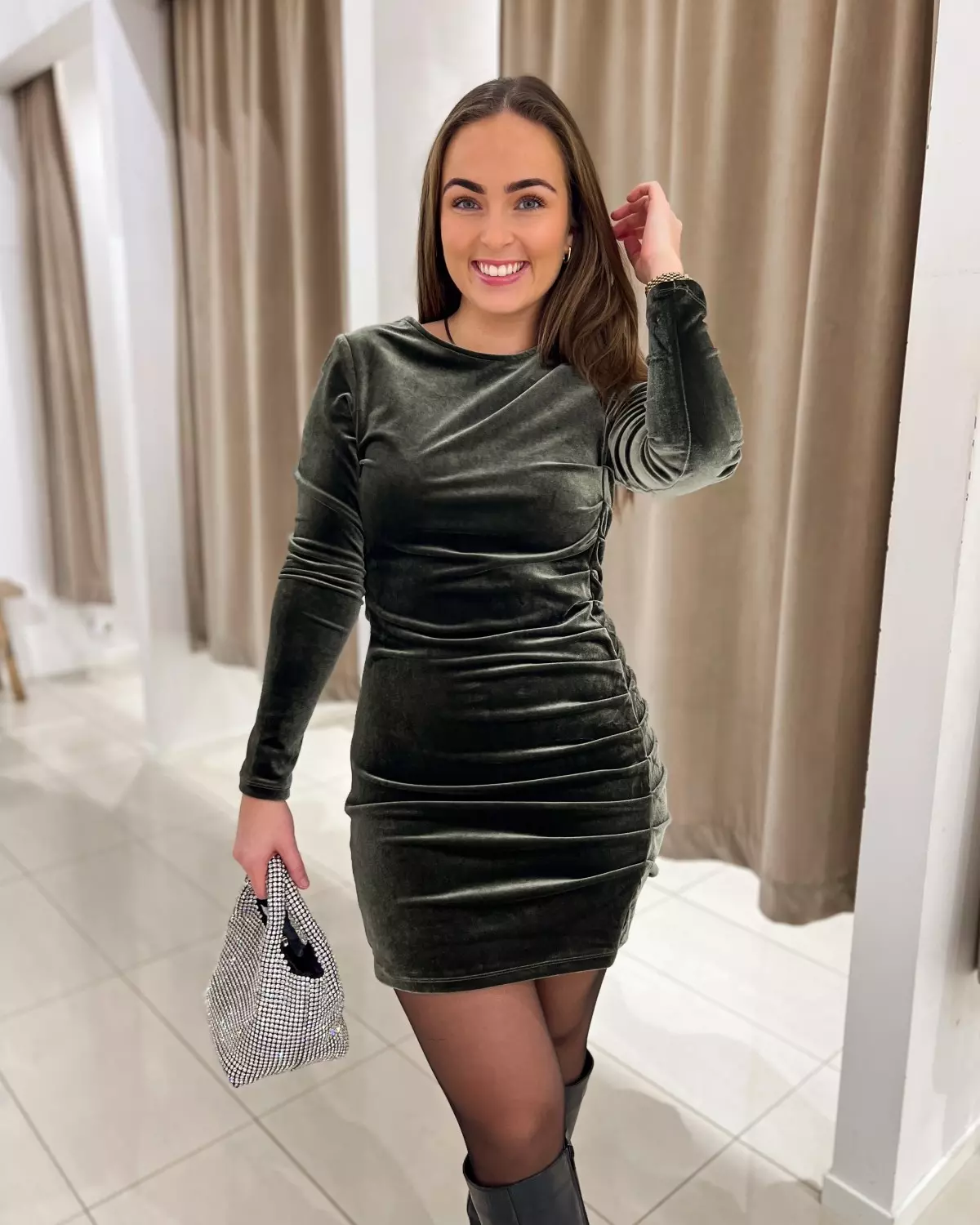 Raja Dress Olive - Urban Pioneers