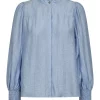 Tassy Shirt Blue - Co’Couture