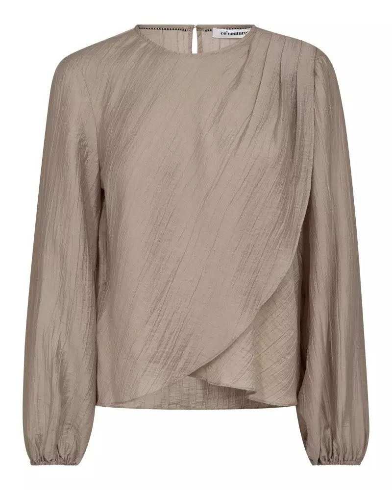 Conny Drape Blouse Mink - Co'couture