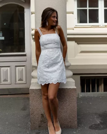 Suvi Mini Dress White - Love Lolina