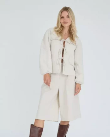 Kamina Jacket Sand - A-View