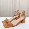 Gena Sandal Cashew Leather - Steve Madden