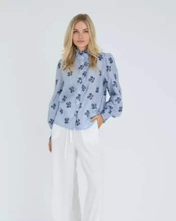 Clova Shirt Blue/White - A-View
