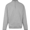 Chow Half-Zip Light Grey Melange - Urban Pioneers