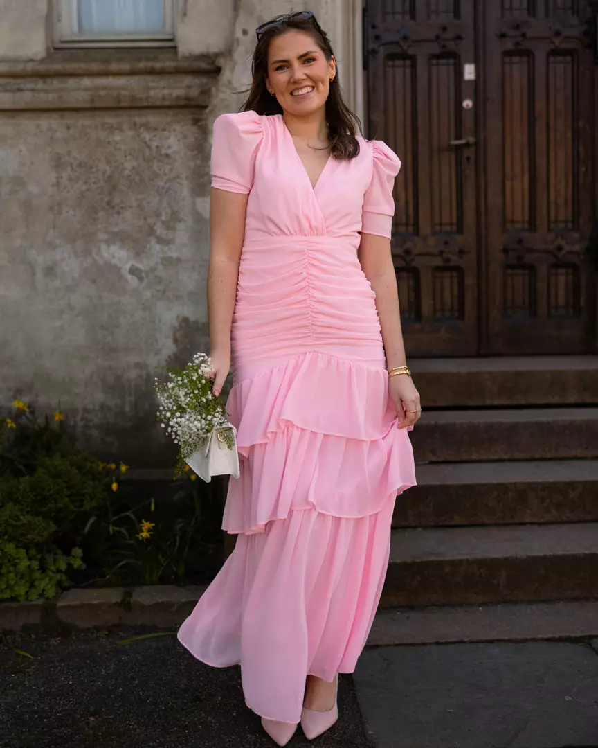 Jenna Maxi Dress Light Pink - Love Lolina