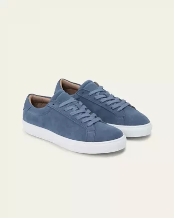 Theodor Suede Sneakers Dark Denim Blue - Les Deux