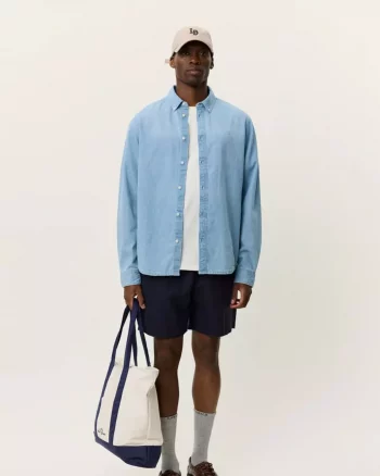 Konrad Denim Shirt Light Indigo - Les Deux