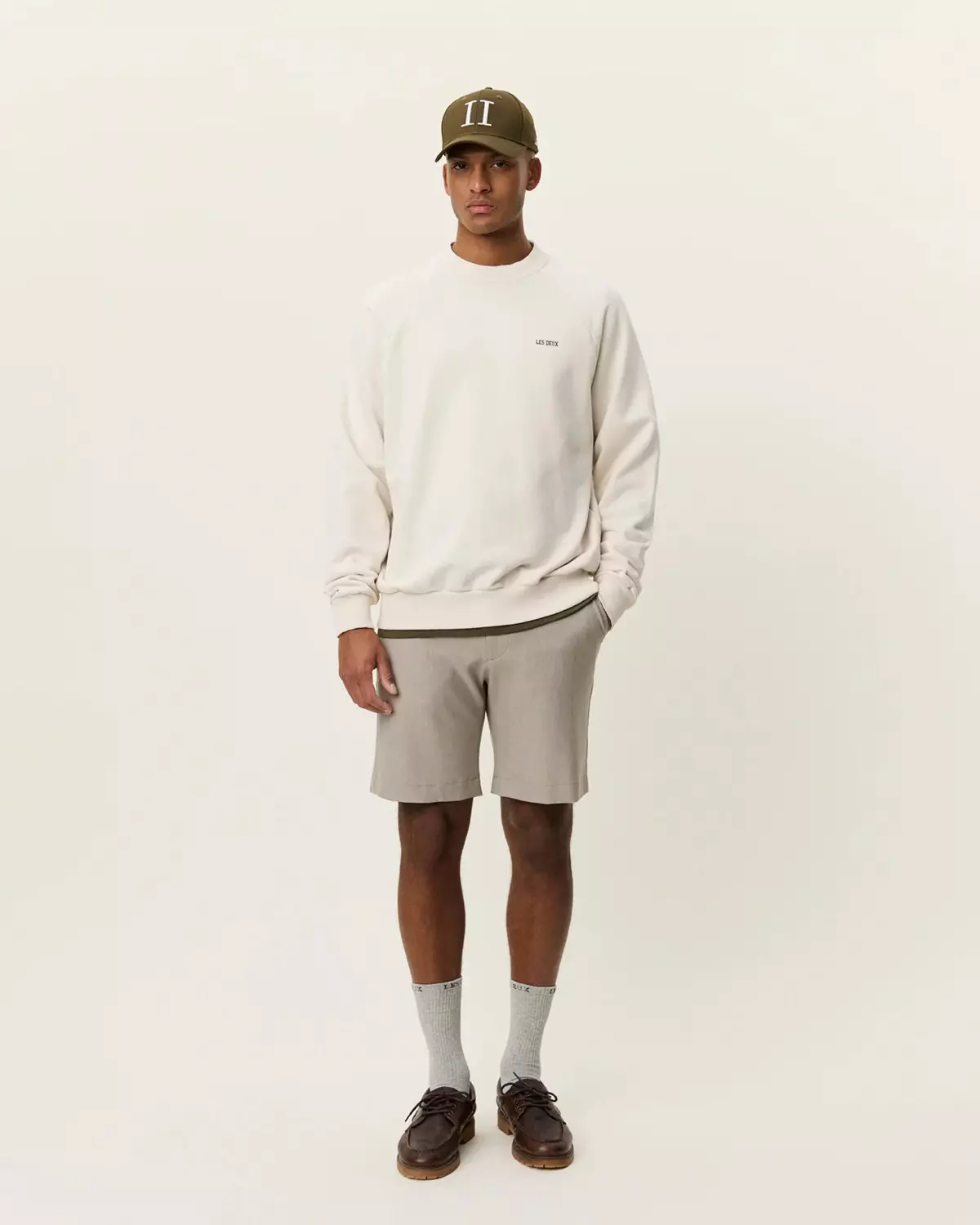 Cole Sweatshirt Eggnog White - Les Deux