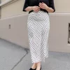Yaspella Midi Skirt Birch/Small blac - Yas