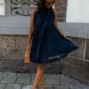 Freya Dress Dark Navy - Urban Pioneers