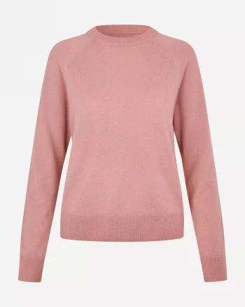 Boston O-Neck Orchid Haze Melange - Samsøe Samsøe