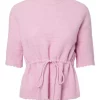 Yasthellis SS Knit Pullover Pink Lady - Yas