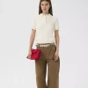 Thillia Polo Pullover Egret - Gestuz