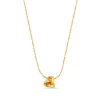 Mini Knot Fine Collar Necklace Gold - Orelia