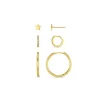 Star & Mixed Hoop Stacking Set Gold - Orelia
