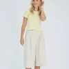 Fabi Knit Top Pale Yellow - A View