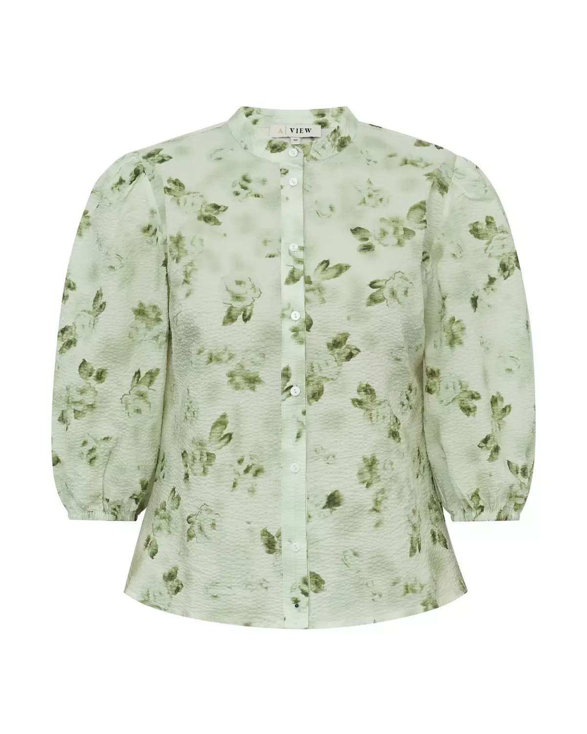 Kate Shirt Forest Green/White - A View