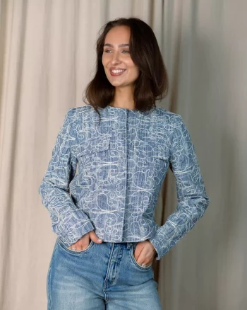 Yasdina LS Jacket Navy Blazer - YAS