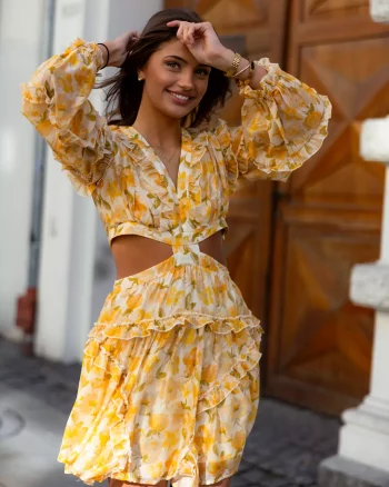 Kelly Mini Dress Sunlit - Love Lolina
