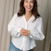 Gwenda V-Shirt Off White - Co’Couture