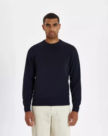Greyson Merino Knit Dark Navy - Les Deux