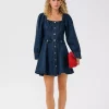 Samia Dress Indigoblue - Gestuz