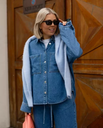 Irvina Denim Shirt Denim Blue - Second Female