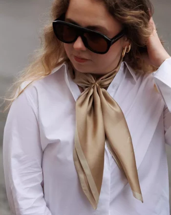 Silkeskjerf Paris Champagne - Frimino