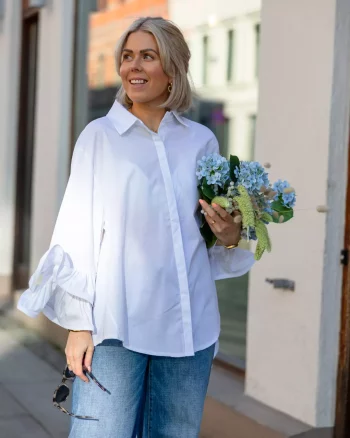 Marion Volant Shirt White - From Paris With Love