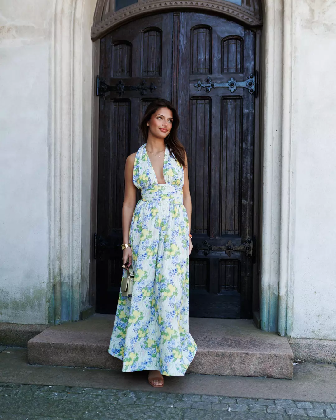 Rosso Dress Lemon AOP - Urban Pioneers