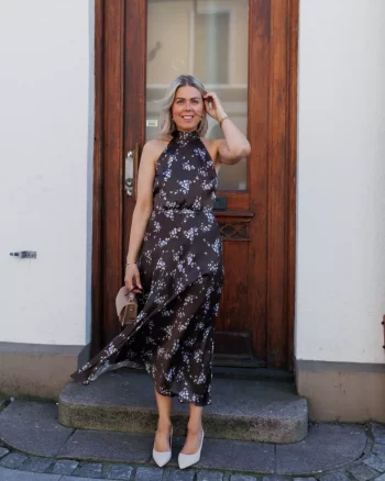 Rheo Dress Blooming Brown - Samsøe Samsøe