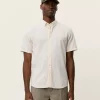 Konrad Cotton Linen Shirt Eggnog White - Les Deux