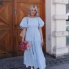 Yascolea SS Ankle Dress Skyway - YAS