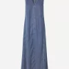 Saskylar Dress Medium Denim Blue - Samsøe Samsøe