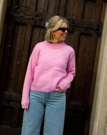 Bruuk Knit O-Neck Lilac Chiffon - Second Female