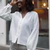 Kammah Blouse Sugar Black Dot - Mbym