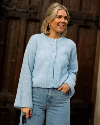 Santina Cardigan Clear Sky - Urban Pioneers