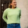 Betzy Sweater Opallne Green - Urban Pioneers